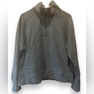 Nike | Charcoal Quarter Zip Pullover S EUC